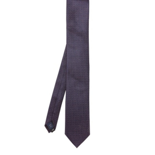 Men Ringdo-Circle Dot Geo Jacquard Tie - Pink