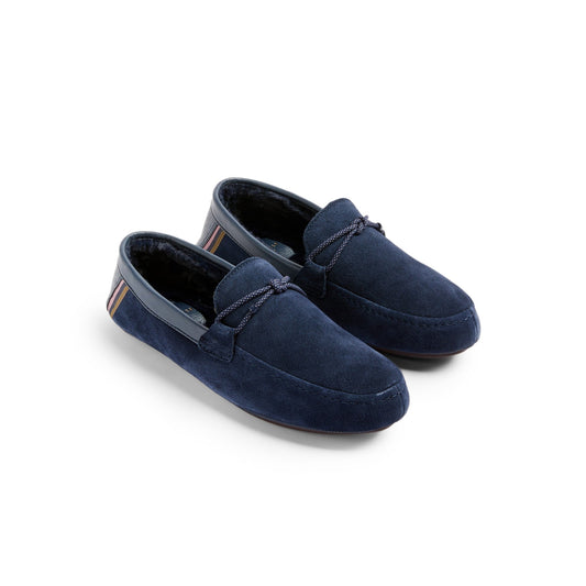 Men Seffel-Moccasin Slipper - Navy
