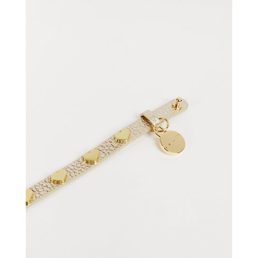 Women Heeva-Heart Detail Bracelet - Gold