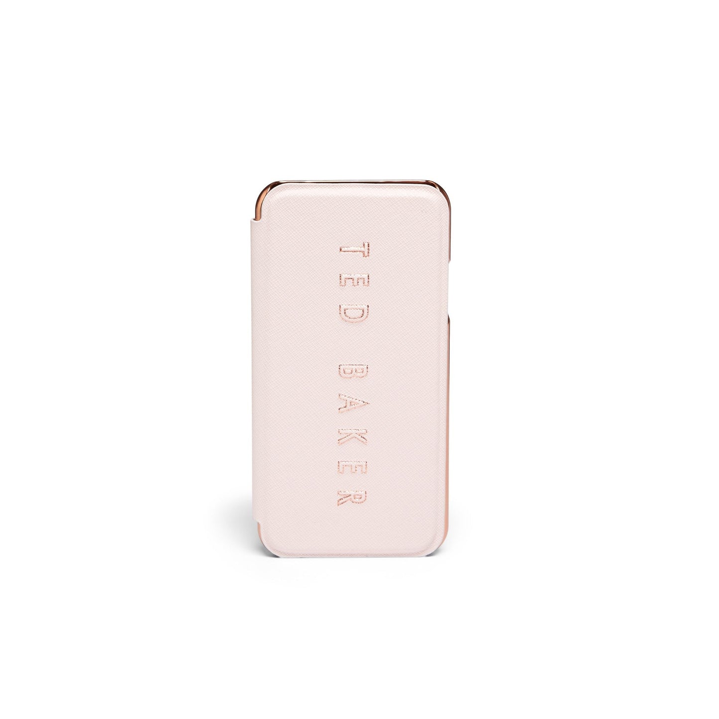 Women Ggeorgi-Embossed Iphone X Mirror Case - Dusky-Pink