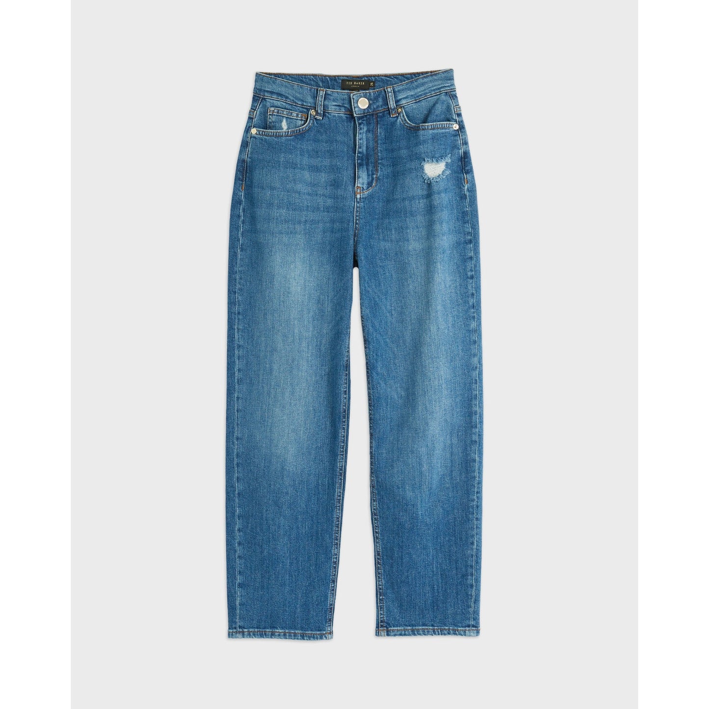 Women Emmba-Straight Leg Jean - Mid-Wash