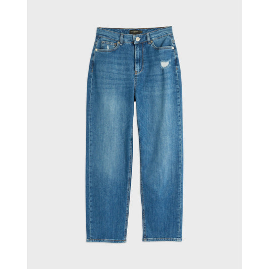 Women Emmba-Straight Leg Jean - Mid-Wash