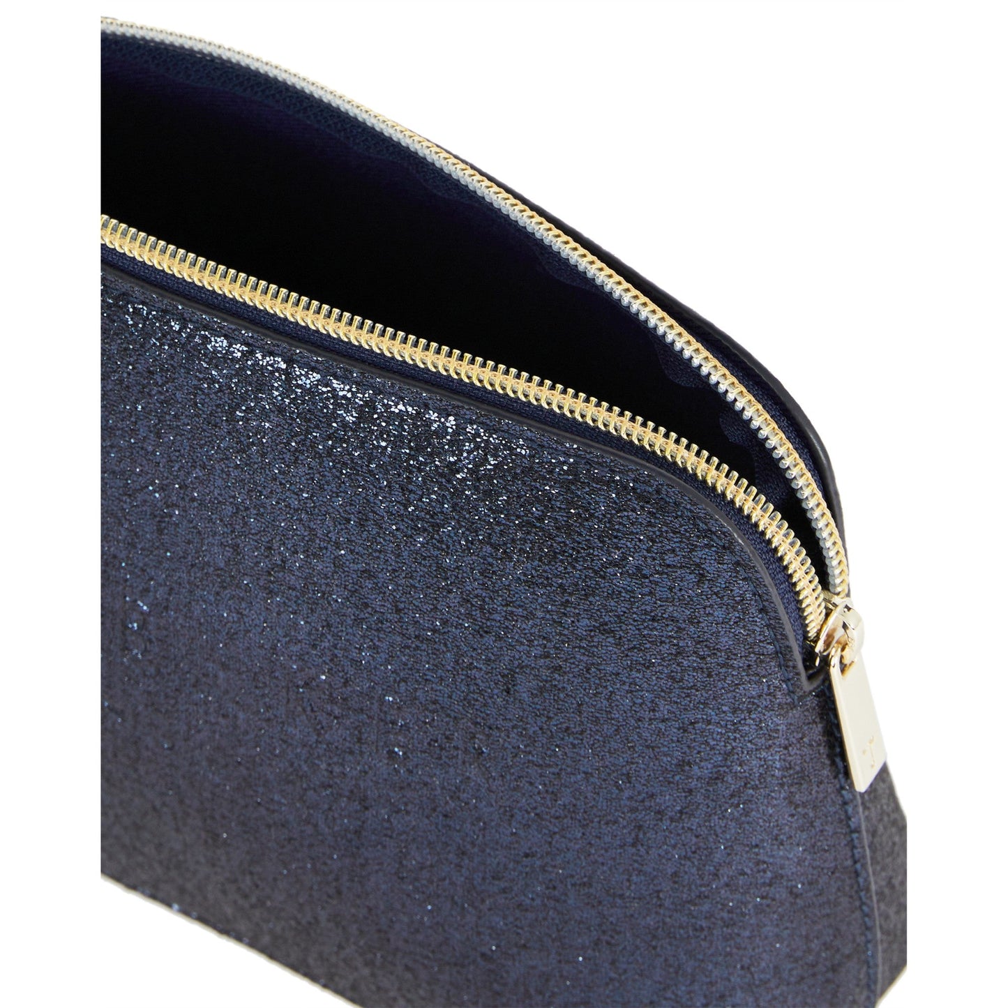 Women Ailieen-Patent Saffiano Makeup Bag - Navy