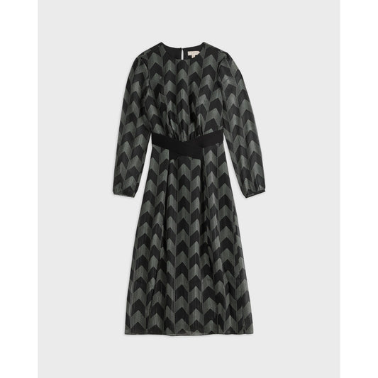 Women Aselli-Atlas Double Split Midi Dress - Black
