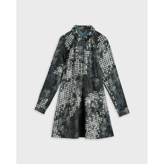 Women Medinaa-Atlas Shirt Dress - Black