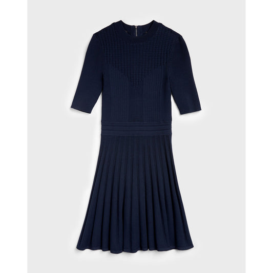 Women Olivinn-Stitch Detail Dress - Navy