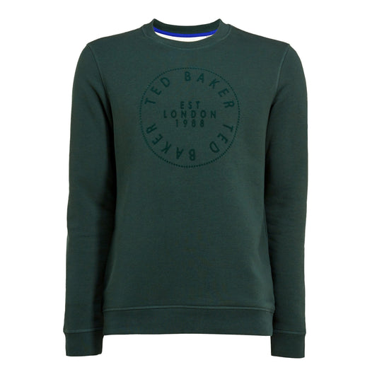 Men Mond-Ls Branded Sweatshirt - Dark-Green