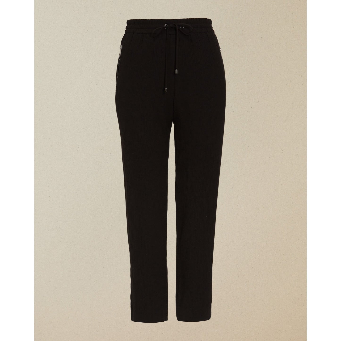 Women Oryya-Textured Joggers - Black