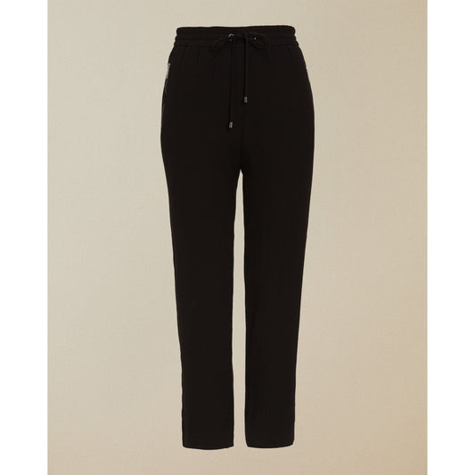 Women Oryya-Textured Joggers - Black