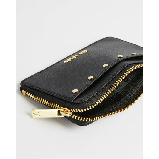 Women Kaittie-Studded Zipped Cc Holder - Black