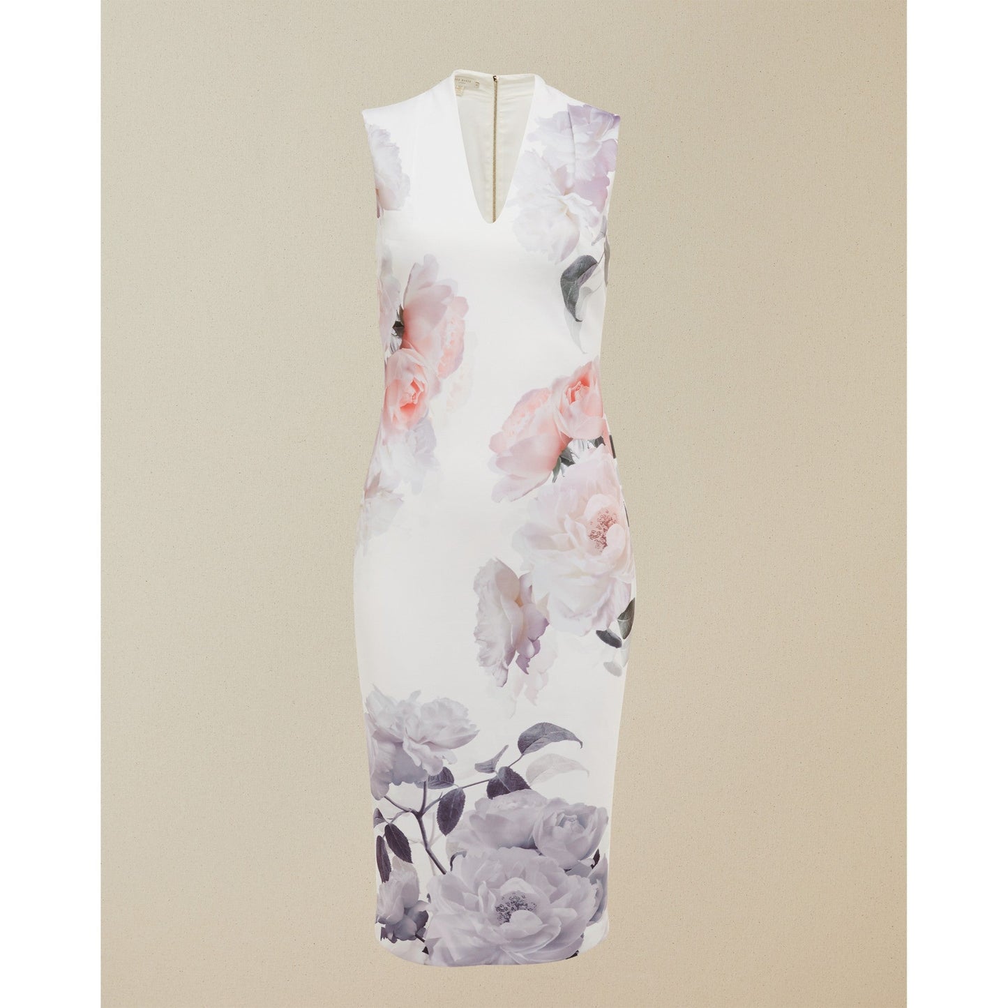 Women Marah-Bouquet Bodycon Dress - Ivory