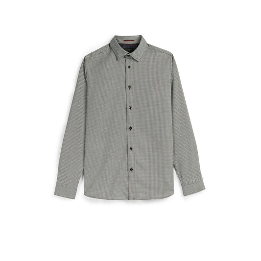 Men Drizzl-Ls Textured Shirt - Black