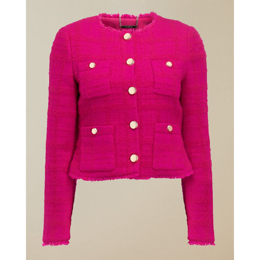 Women Ilex-Jacket With Patch Pockets - Bright-Pink