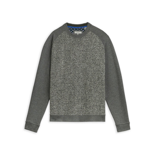 Men Props-Ls Textured Front Sweatshirt - Charcoal
