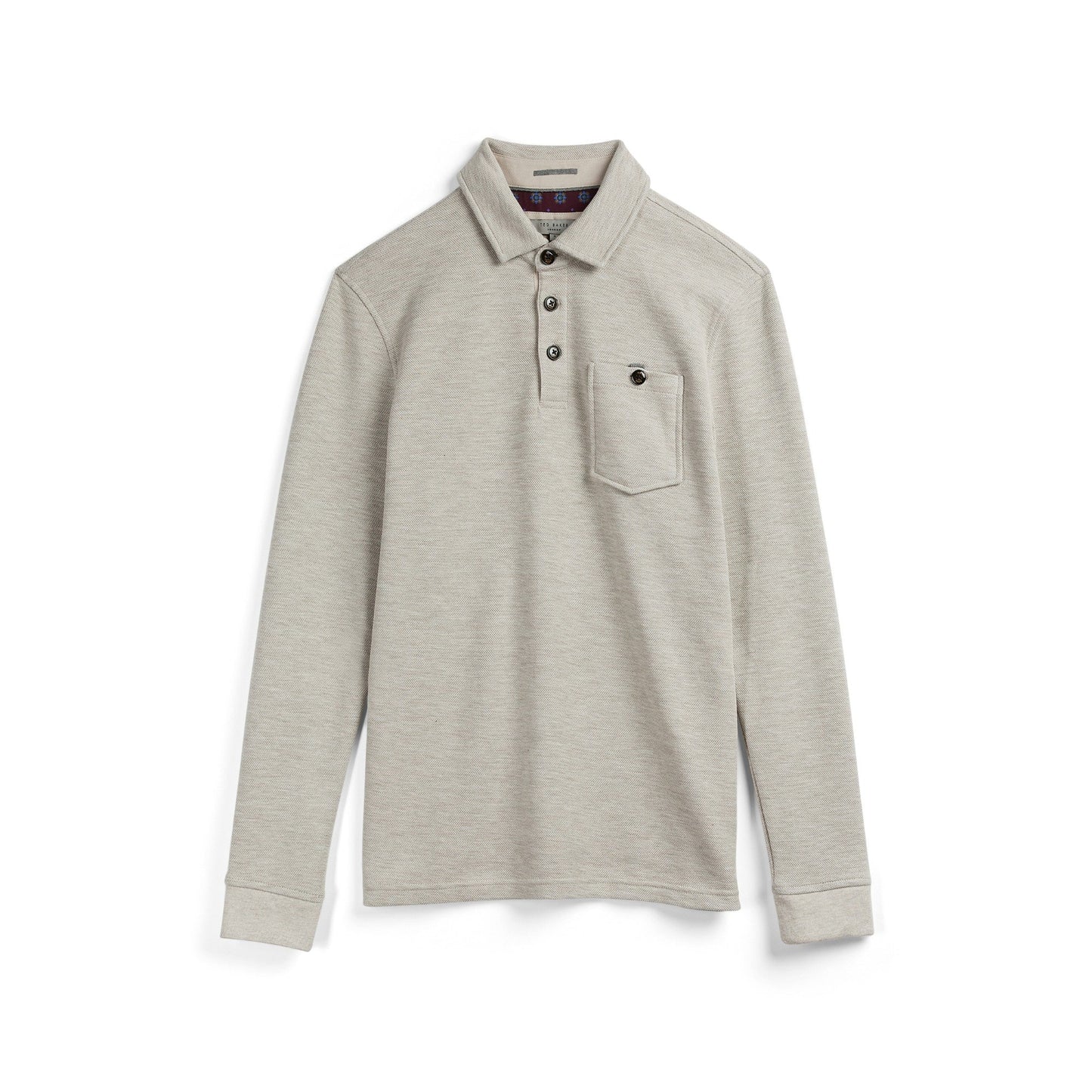 Men Akt-Ls Polo Shirt - Natural