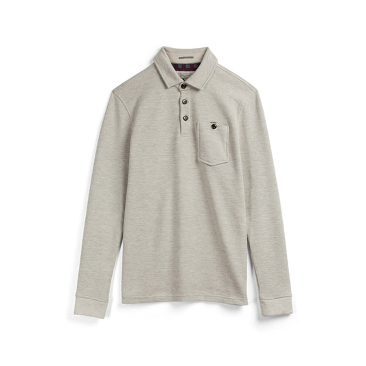 Men Akt-Ls Polo Shirt - Natural