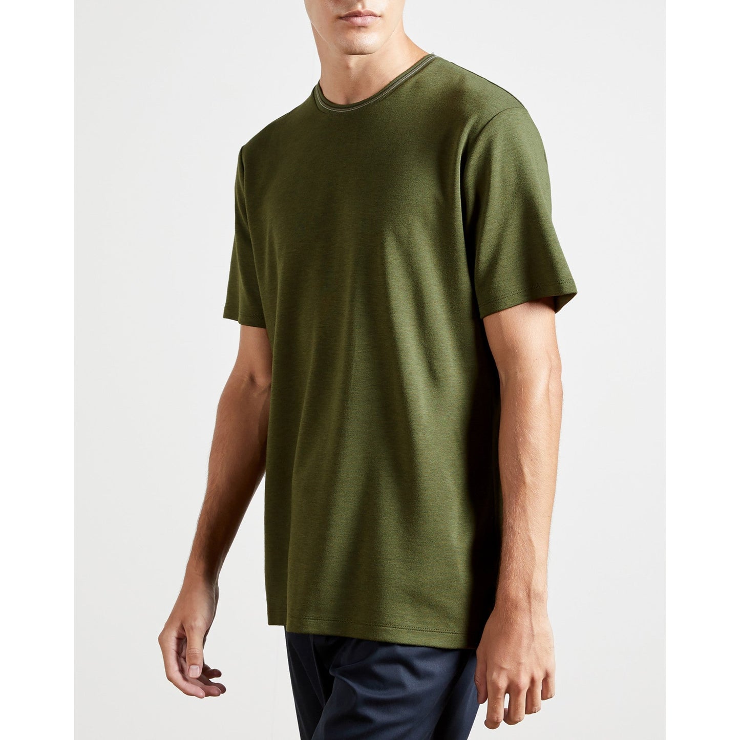 Men Intro-Ss Heavyweight T-Shirt - Khaki
