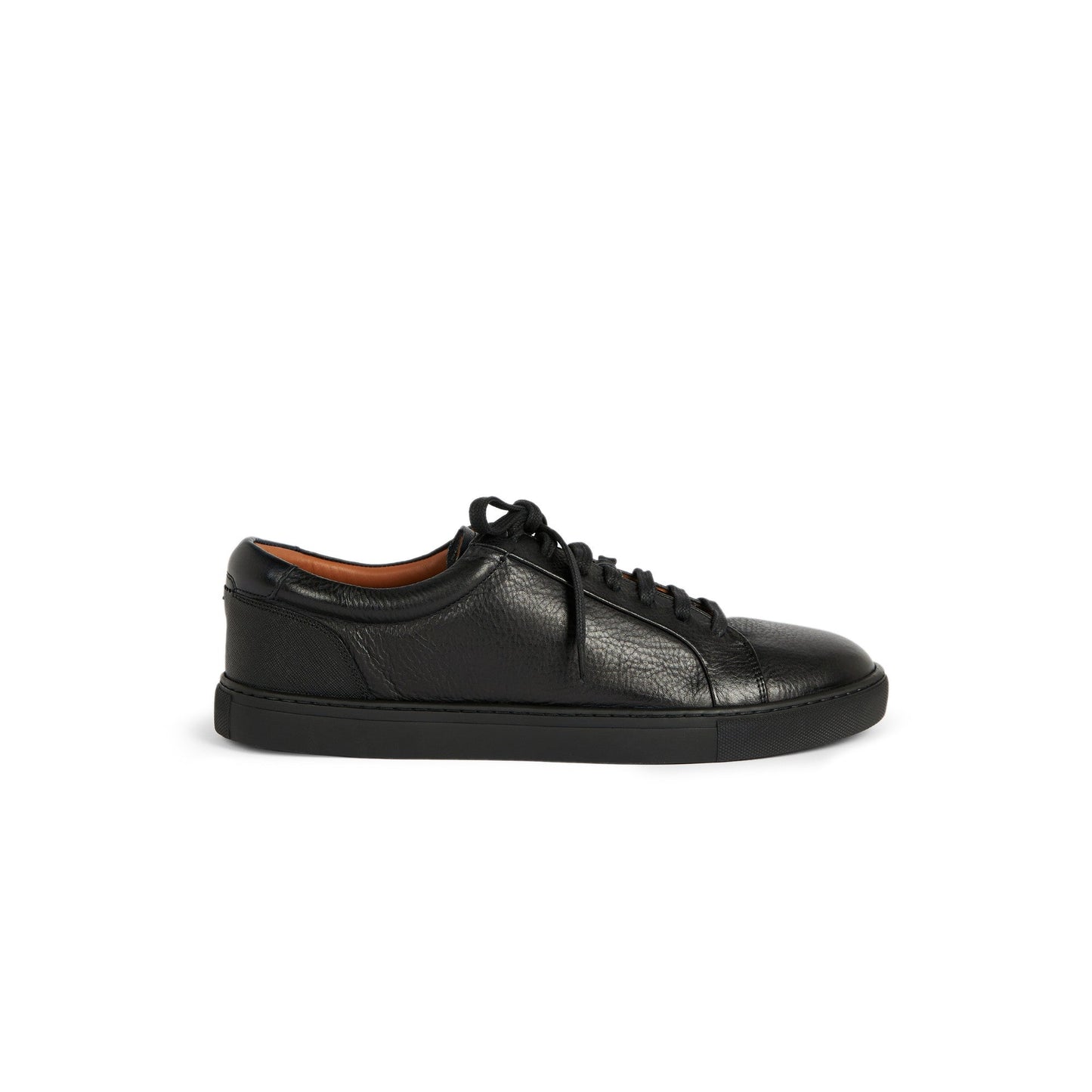 Men Udamo-Leather Sneaker - Black