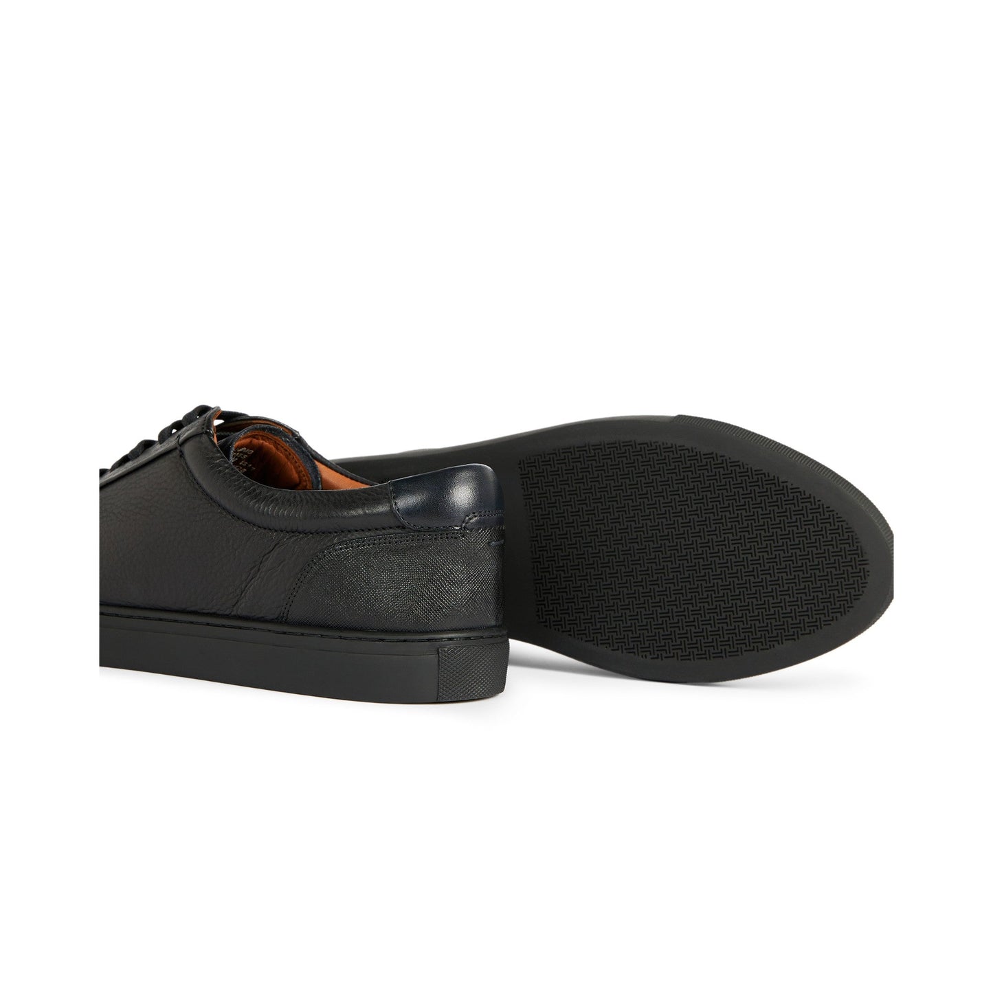 Men Udamo-Leather Sneaker - Black