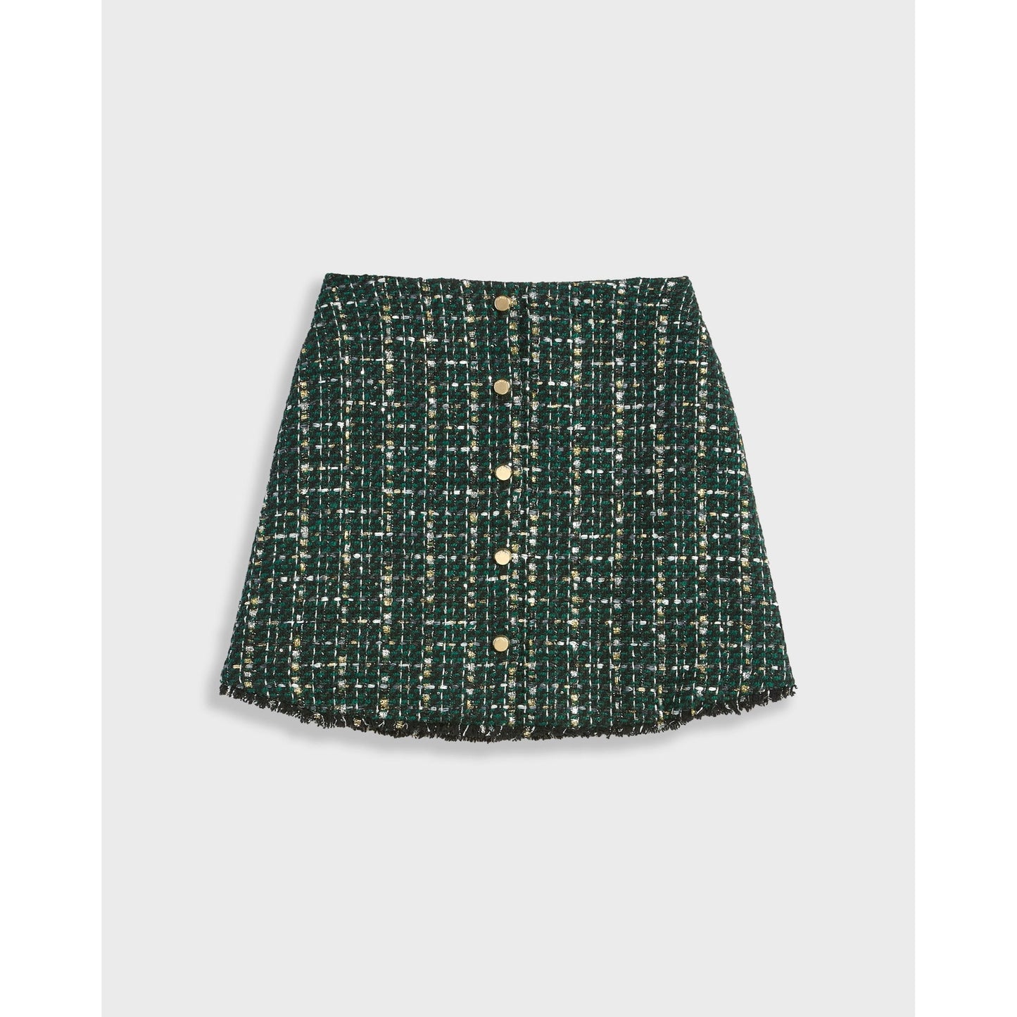 Women Errinas-Boucle Mini Skirt - Dark-Green