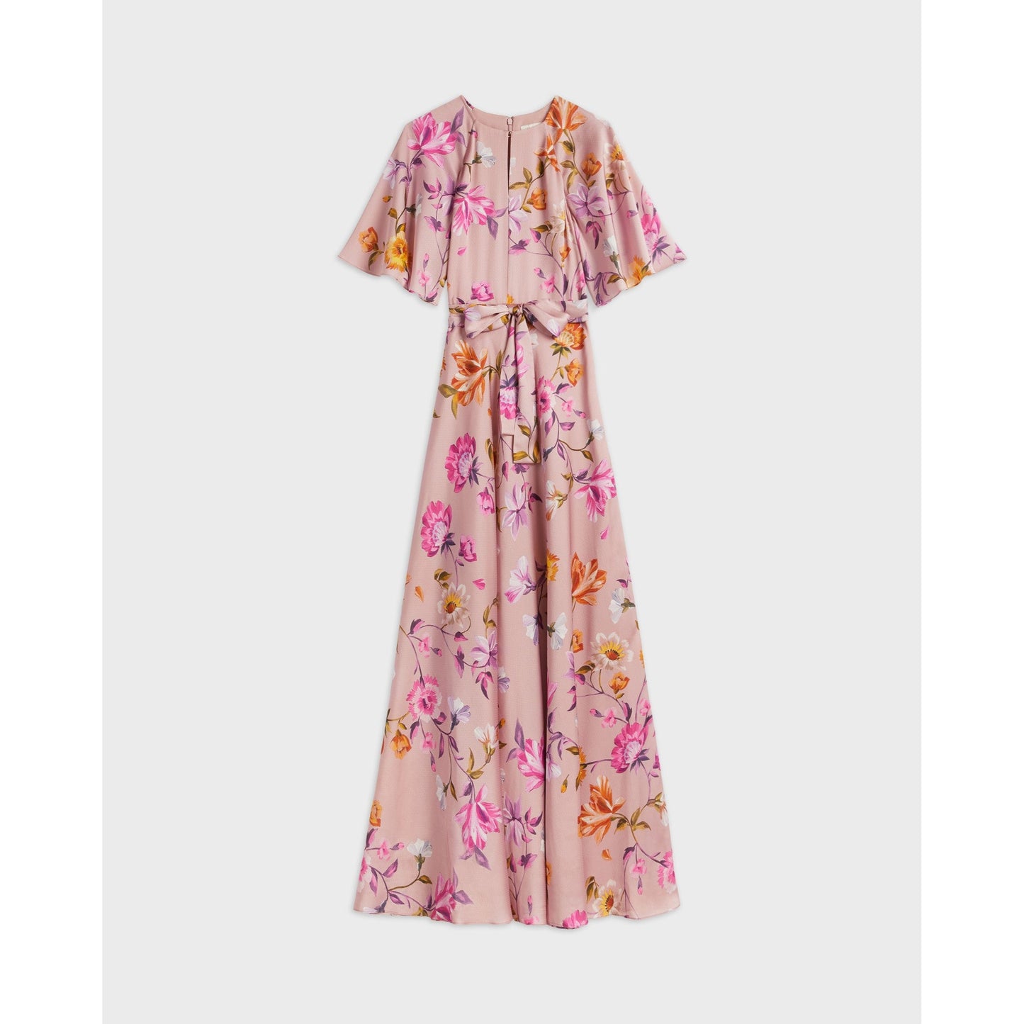 Women Medaa-Rhubarb Maxi Tea Dress - Dusky Pink