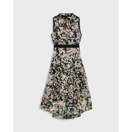 Women Malorie-Jasmine Sleevless Dip Hem Dress - Black