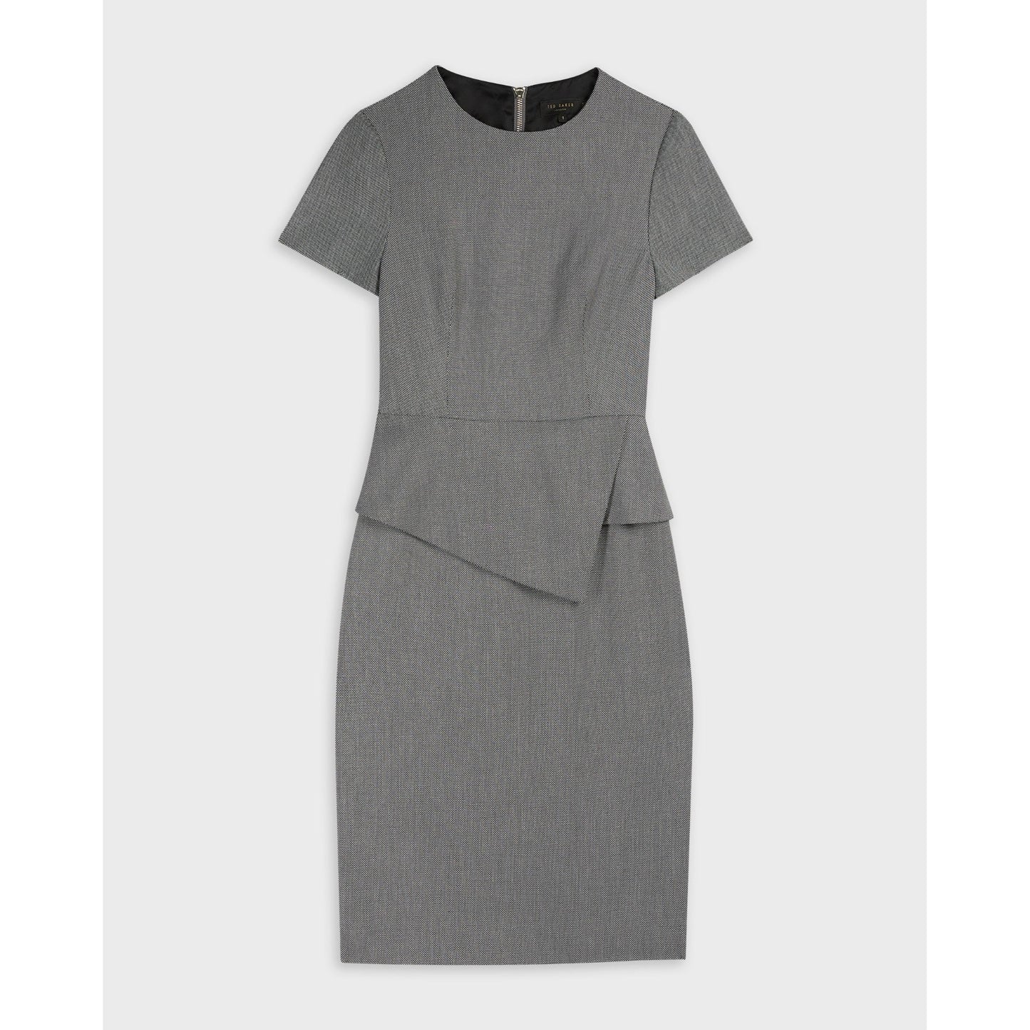 Women Janza-Tailored Asymmetric Dress - Grey