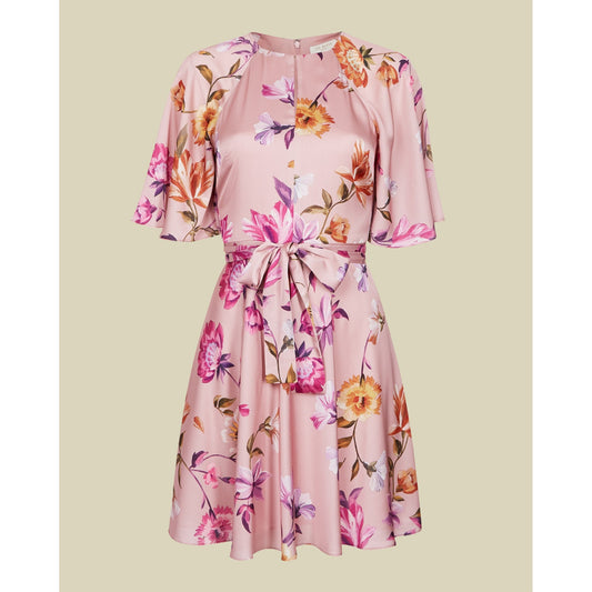 Women Tonkaa-Rhubarb Mini Tea Dress - Dusky Pink