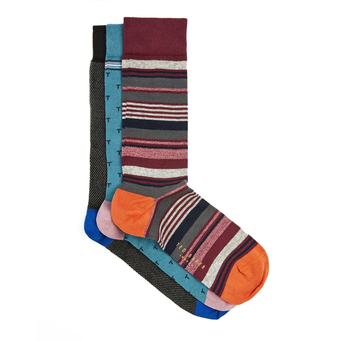 Men Sockfiv-Three Pack Of Assorted Socks - Assorted