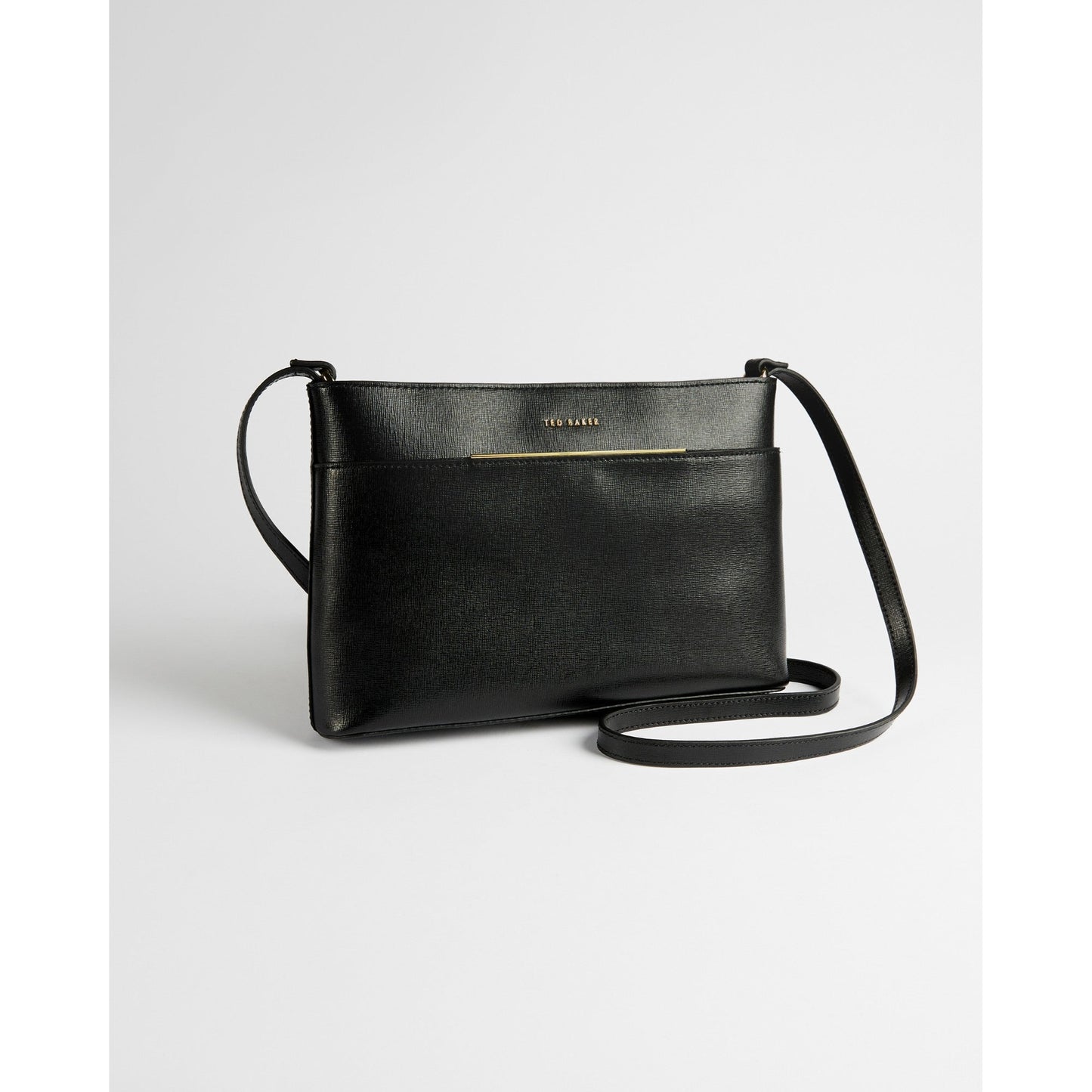 女士 Golnaz-Saffiano Bar Detail Xbody - 黑色