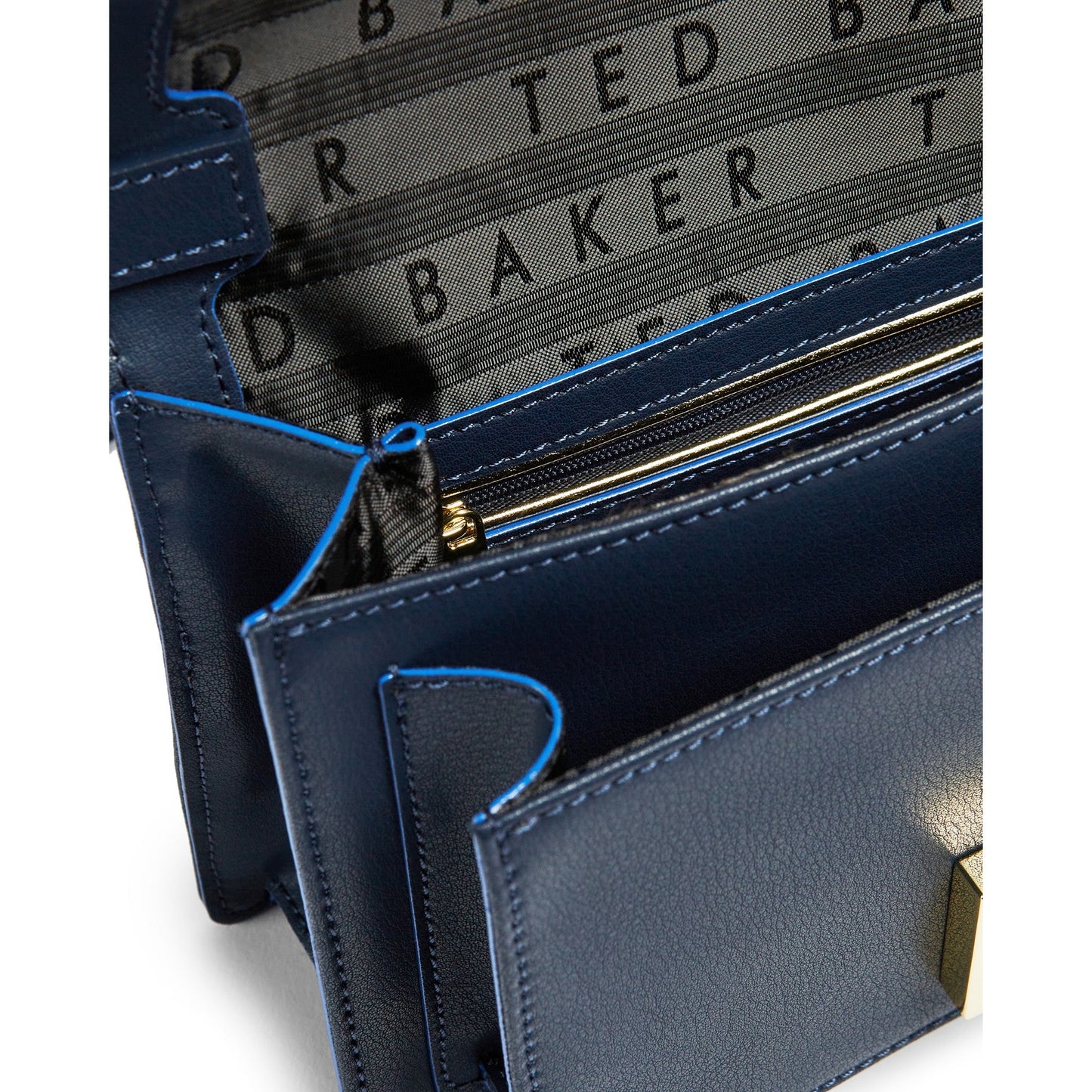 Women Kayleea-Luggage Lock Xbody Bag - Navy