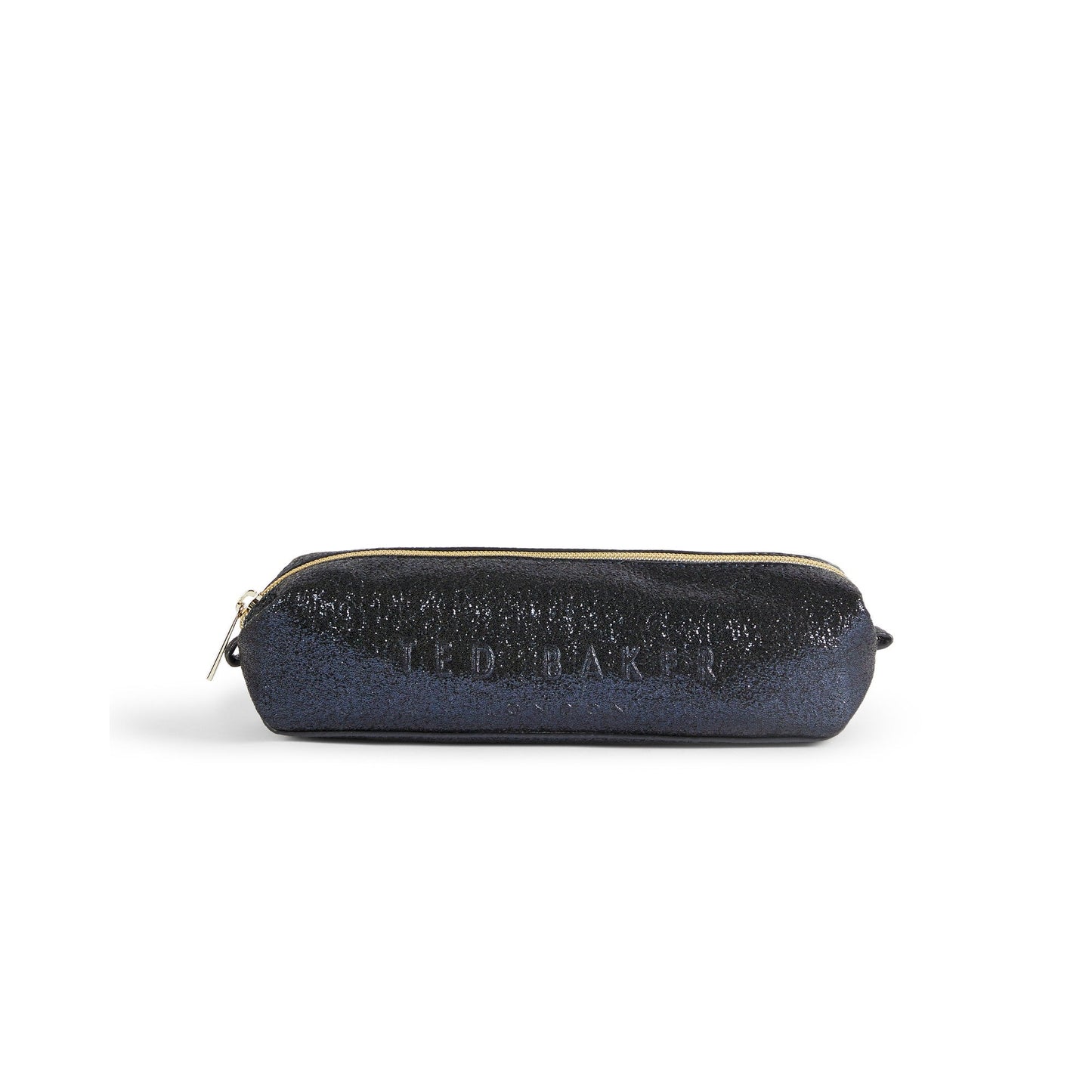 Women Aalarna-Patent Saffiano Brush Case - Navy