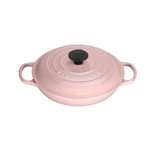 Shallow Casserole/braiser 26cm - Chiffon Pink