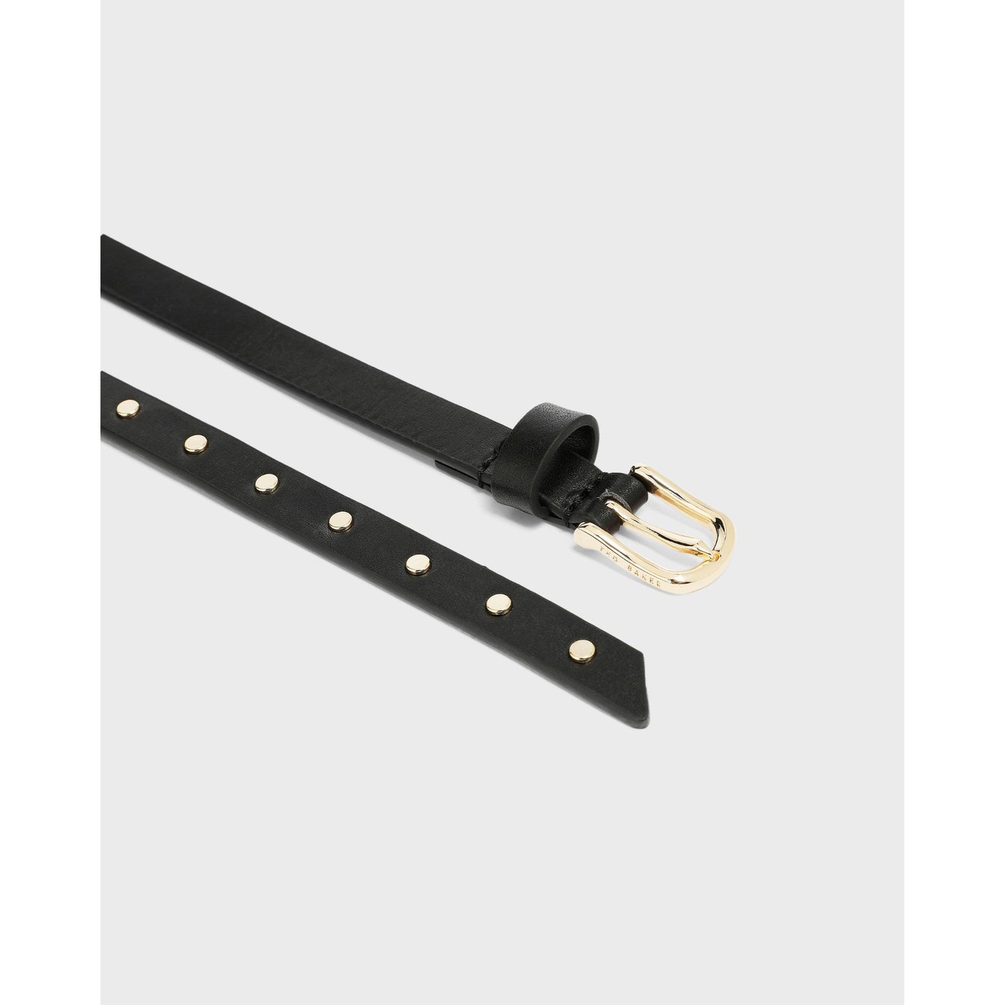 Women Daysiie-Studded Double Wrap Belt - Black