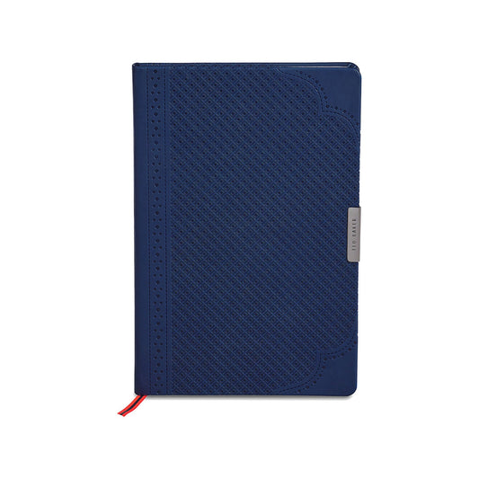 Men Noitn-Ted656 Brogue Geo A5 Notebook - Navy