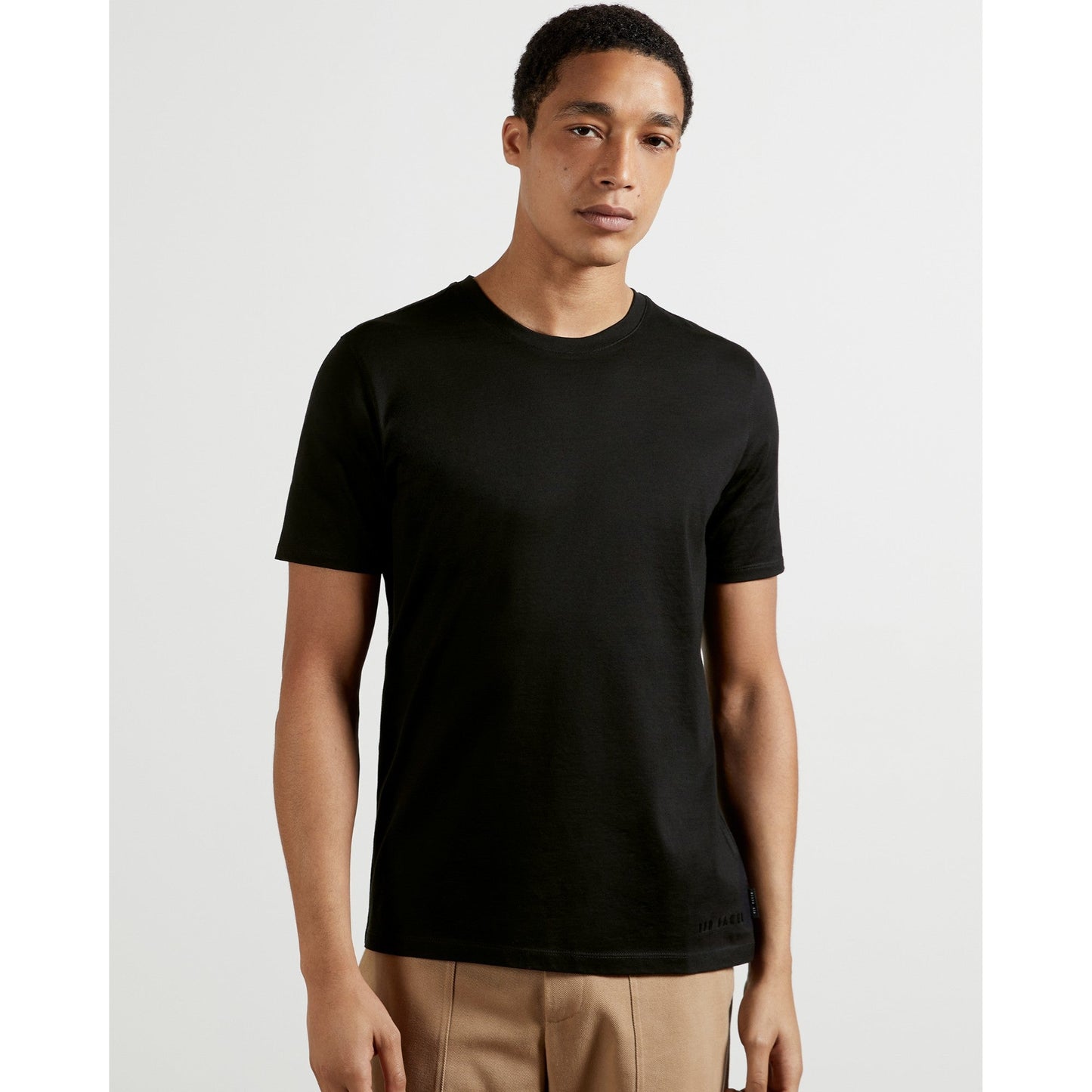 Men Only-Ss Regular Fit T-Shirt - Black