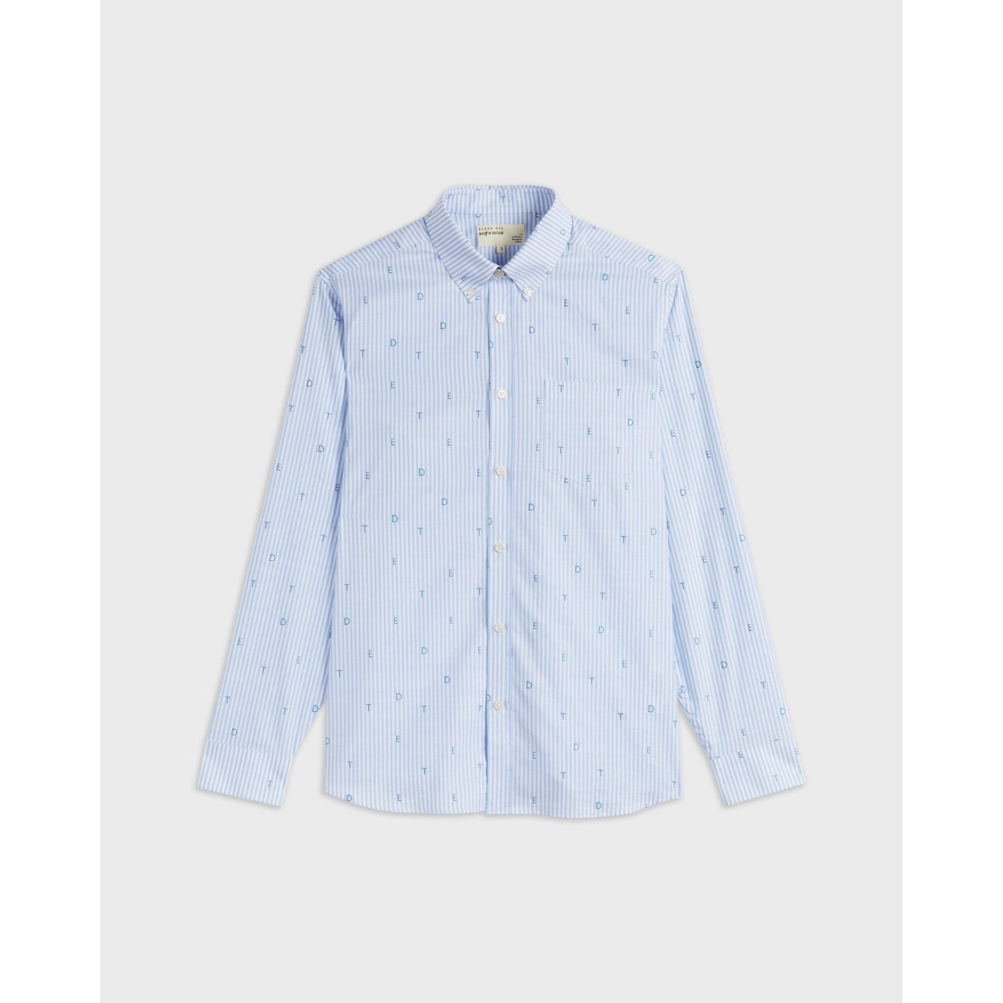 Men Hove-Mib Ls Button Down Shirt - Light-Blue