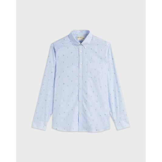 Men Hove-Mib Ls Button Down Shirt - Light-Blue