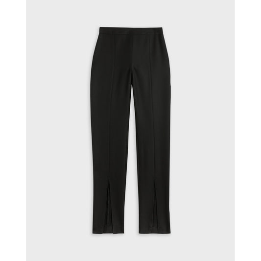 Women Jooles-Slim Zip Black Trouser - Black