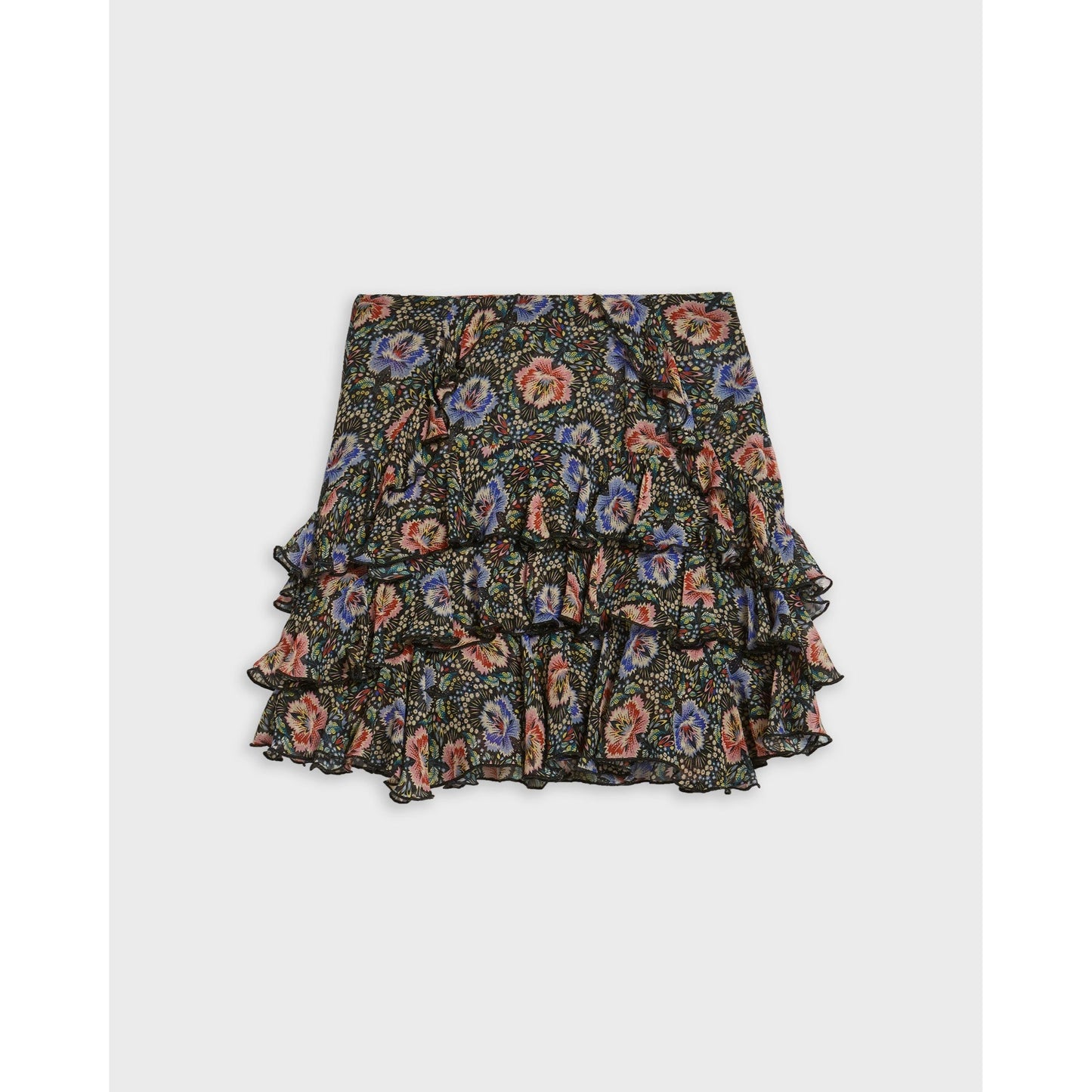 Women Jassiey-Printed Mini Skirt - Black
