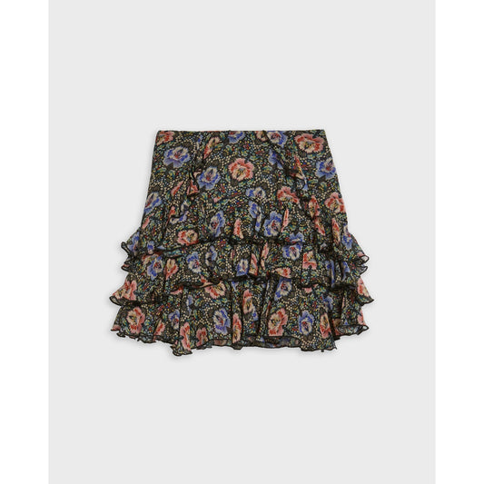 Women Jassiey-Printed Mini Skirt - Black