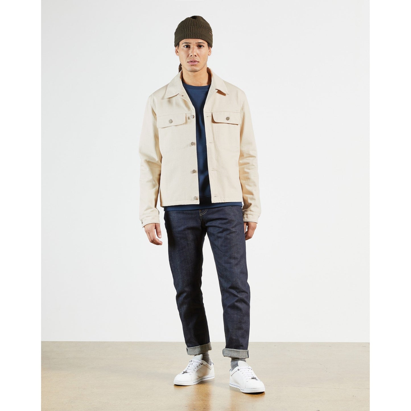 Men Mersi-Mib Western Jacket - Ecru
