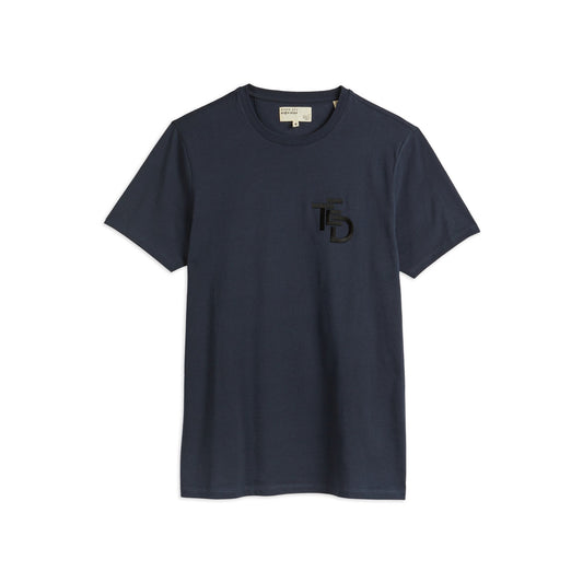 Men Mannc-Mib Ss Tb Embroidered Tee - Navy