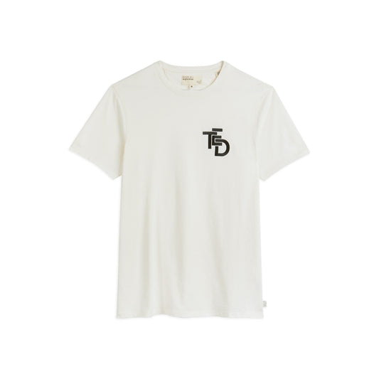 Men Mannc-Mib Ss Tb Embroidered Tee - White