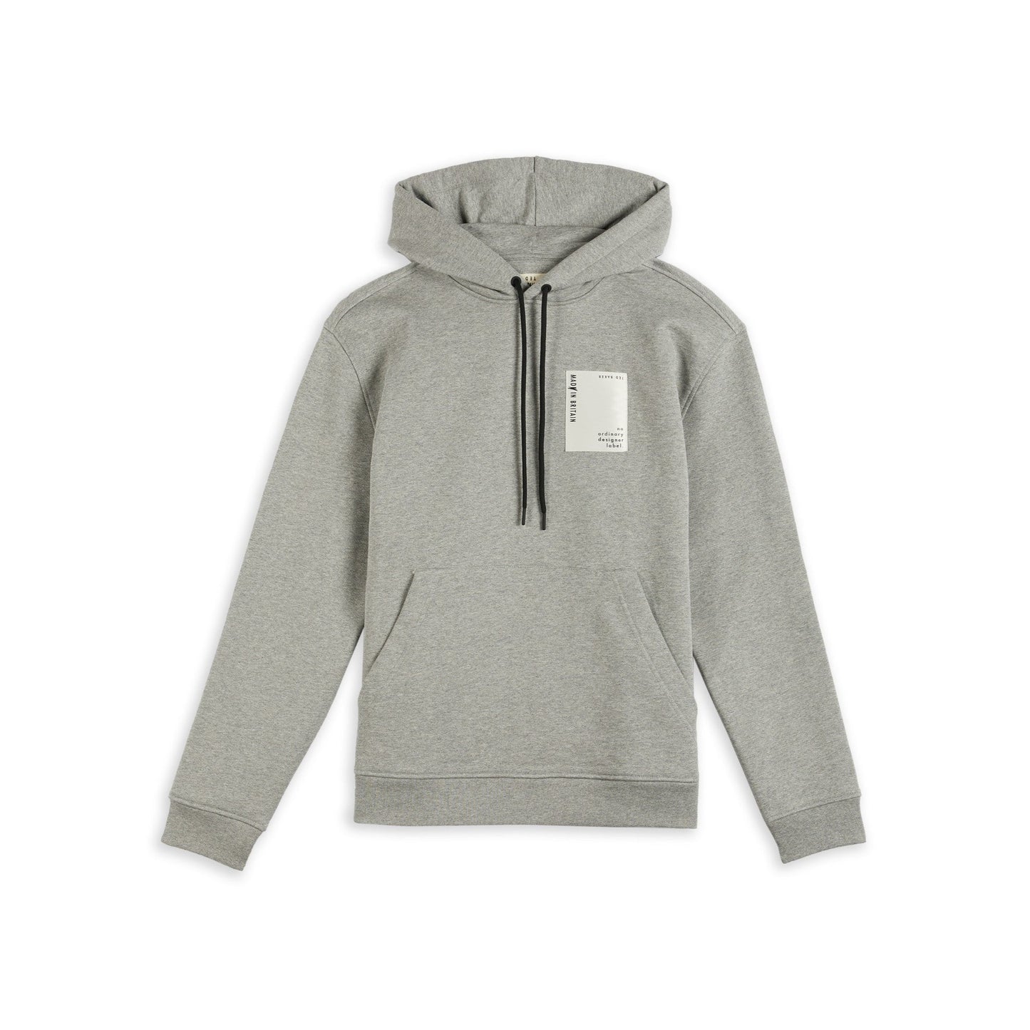Men Norwich-Mib Ls Tb Label Hoodie - Grey-Marl