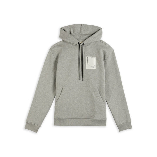 Men Norwich-Mib Ls Tb Label Hoodie - Grey-Marl