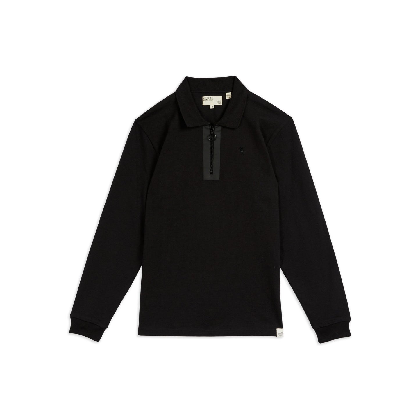 Men Camdin-Mib Ls Jersey Polo - Black