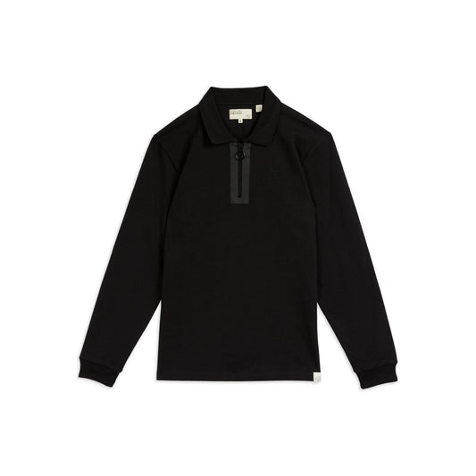 Men Camdin-Mib Ls Jersey Polo - Black