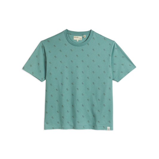 Men Hamstid-Mib Ss Tb Printed Tee - Green