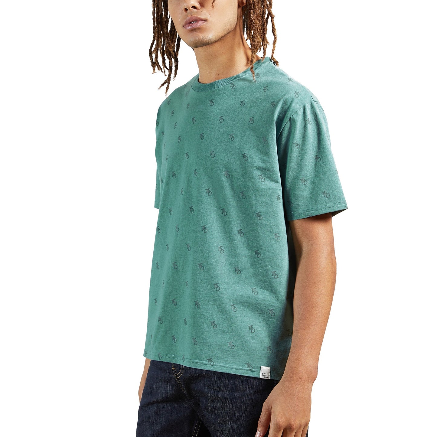 Men Hamstid-Mib Ss Tb Printed Tee - Green